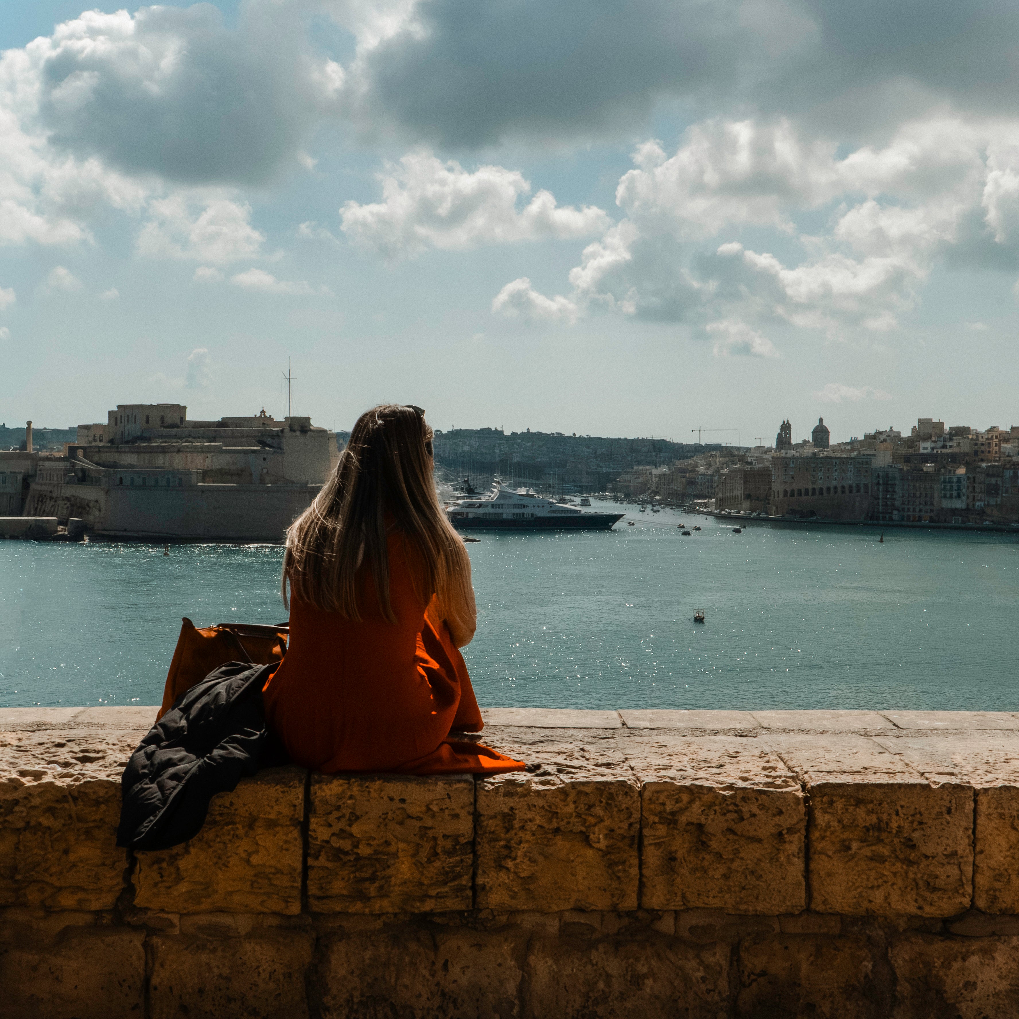 A moment of peace - overlooking the Grand Harbour