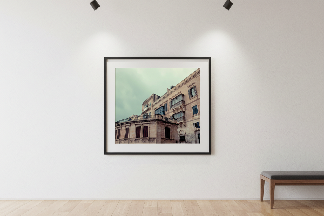 East Street Building framed on wall