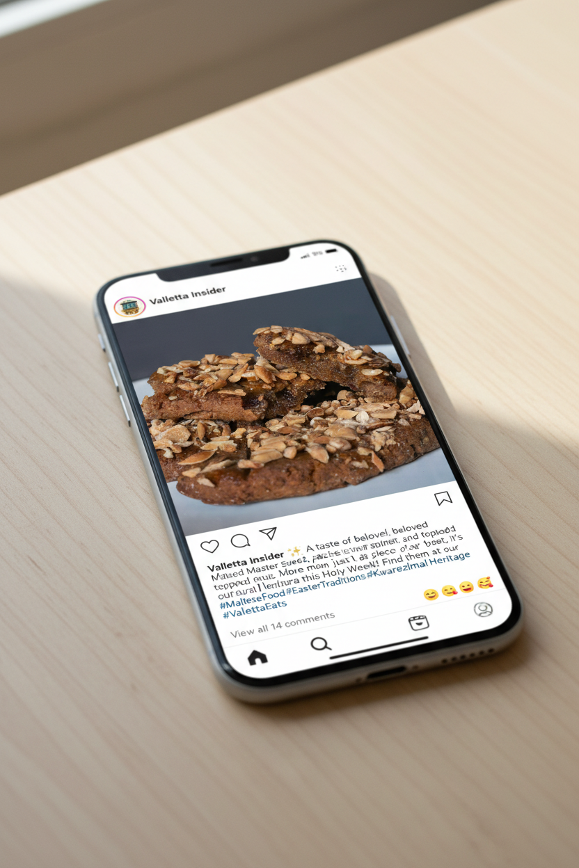 Kwarezimal social media mockup with original photo