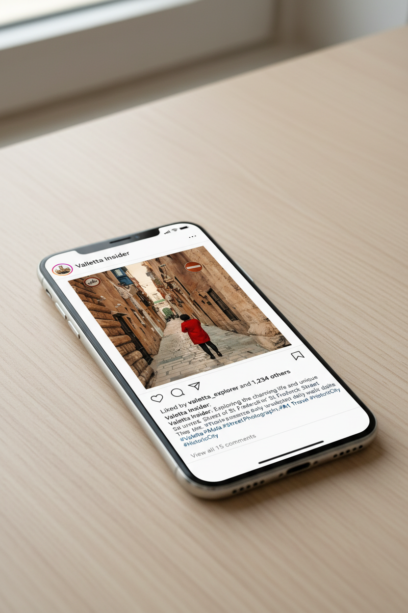 Lady in St Frederick Street social media mockup